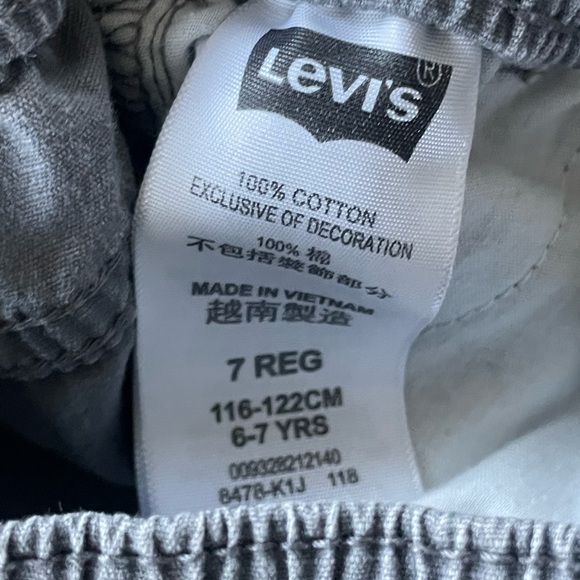 Levi’s Boys Gray Shorts Size 7 - Picture 3 of 4